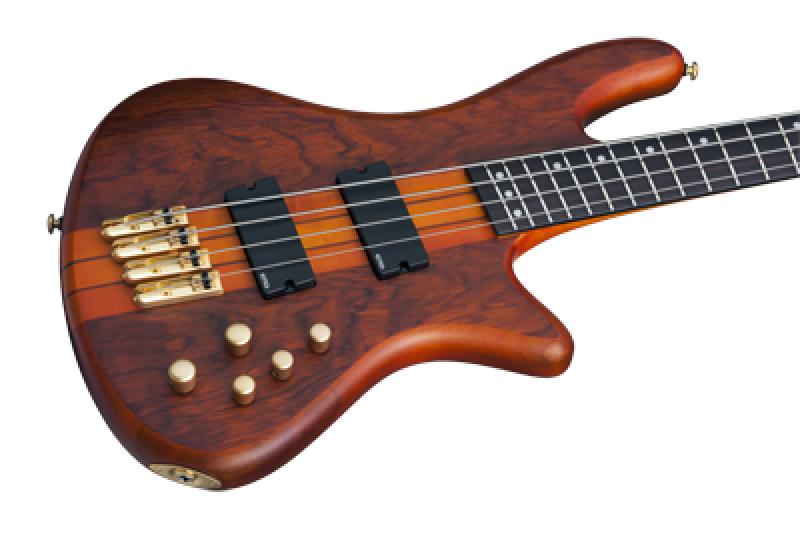 Preview: SCHECTER Bassgitarre, Stiletto Studio-4 FF, Honey Satin