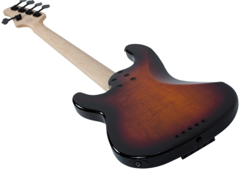 SCHECTER Bassgitarre, P-5, 3-Tone Sunburst