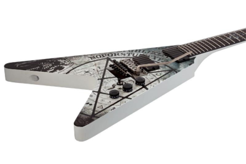 SCHECTER E-Gitarre, Signature Randy Weitzel V-7 FR, Ouija