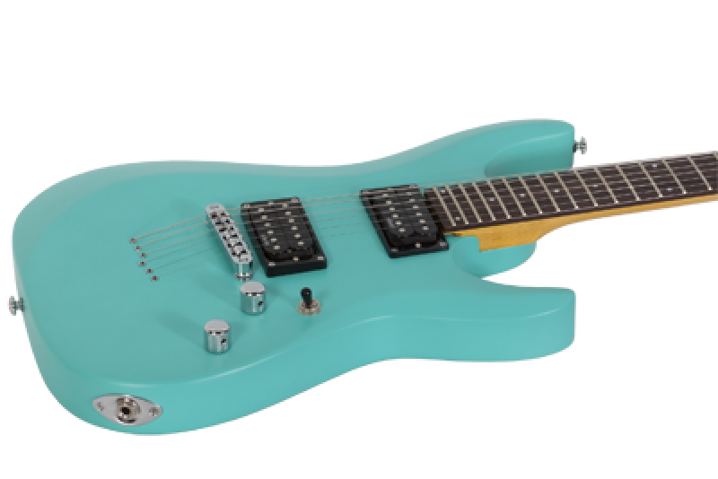 Preview: SCHECTER E-Gitarre, C-6 Deluxe, Satin Aqua