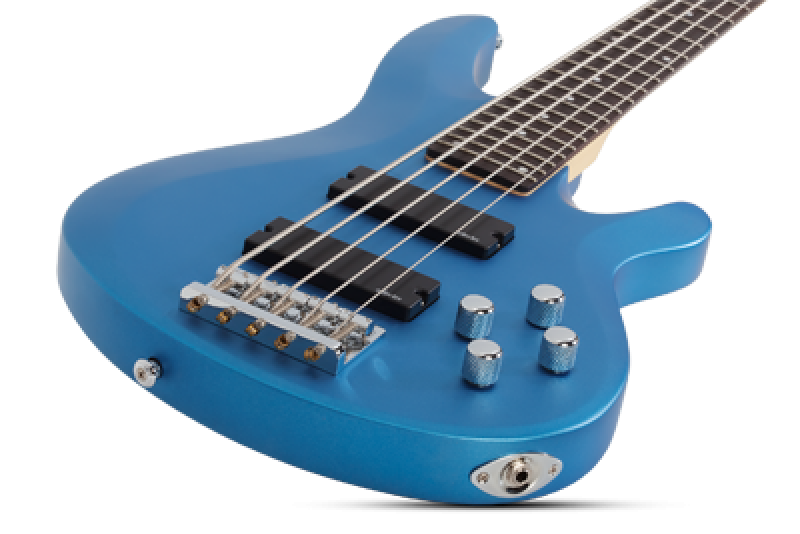 Preview: SCHECTER Bassgitarre, C-5 Deluxe, Satin Metallic Light Blue