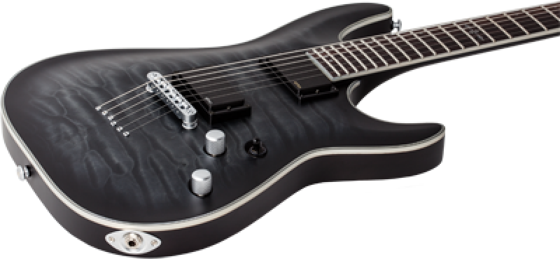 Preview: SCHECTER E-Gitarre, C-1 Platinum, See-Thru Black Satin