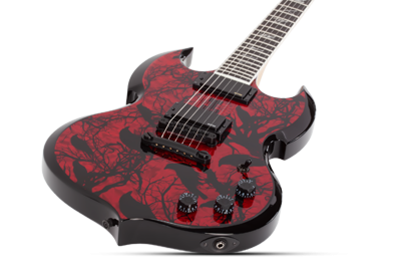 SCHECTER E-Gitarre, Wylde Audio, Barbarian, Blood Raven