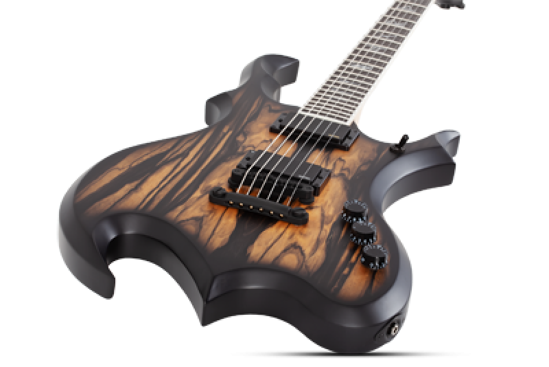 SCHECTER E-Gitarre, Wylde Audio, Wrathmaker, Pale Moon Ebony, Black Bu