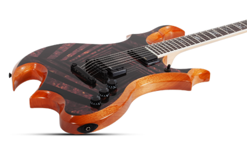 SCHECTER E-Gitarre, Wylde Audio, Wrathmaker, Tortoise Shell, Corridors