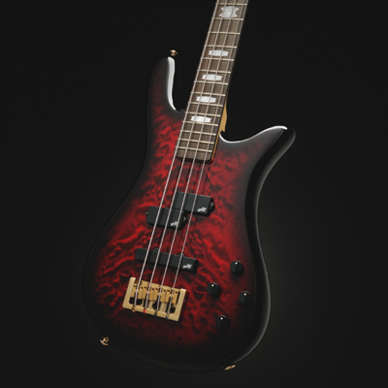 Preview: SPECTOR Bassgitarre, Icon NS-2, Bolt-On, Black Cherry Gloss