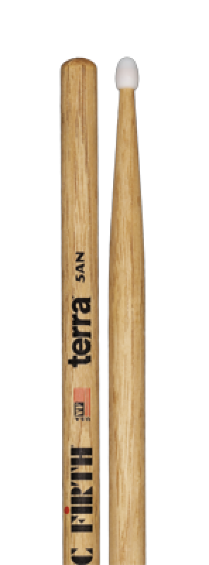 VIC FIRTH Drum Sticks, Terra Serie, 5ATN, Nylon Tip