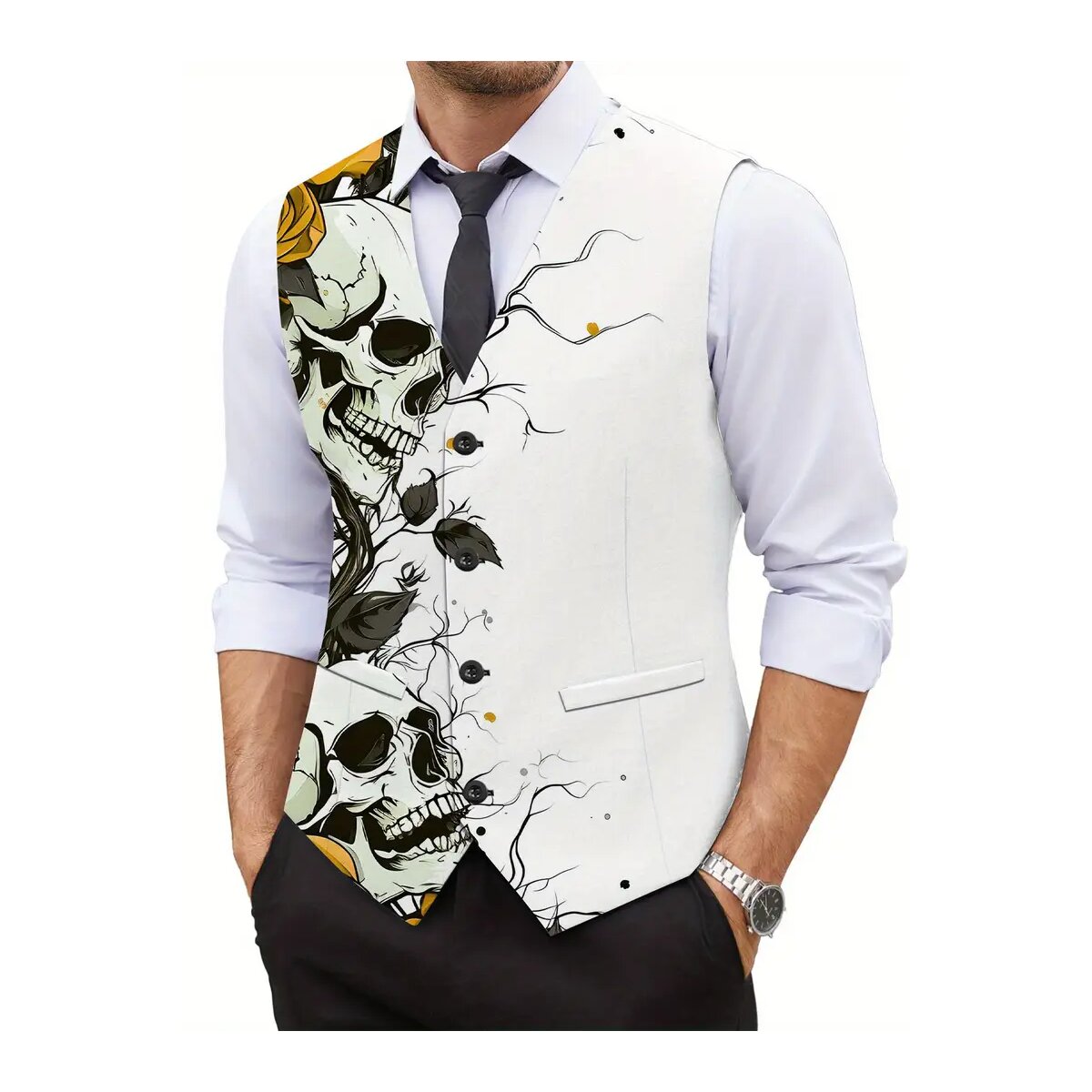 ROCK-HUS Weste Skulls´n Roses