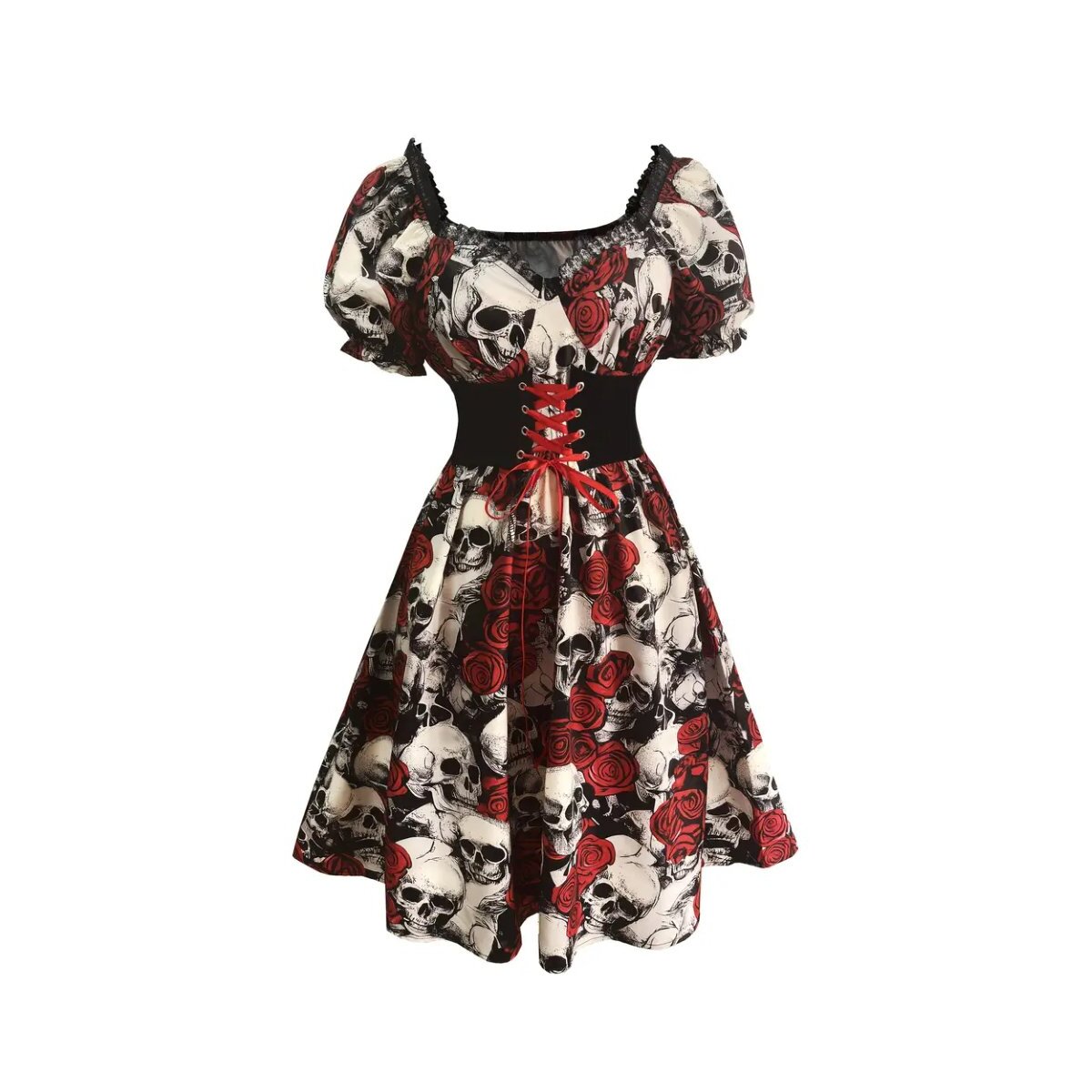 ROCK-HUS Trachtenkleid Skull´n Roses L