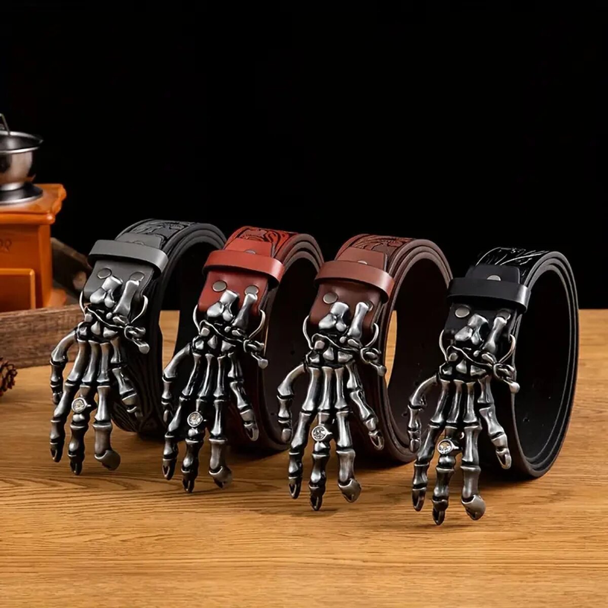 ROCK-HUS Gürtel mit Schnalle Geisterklaue