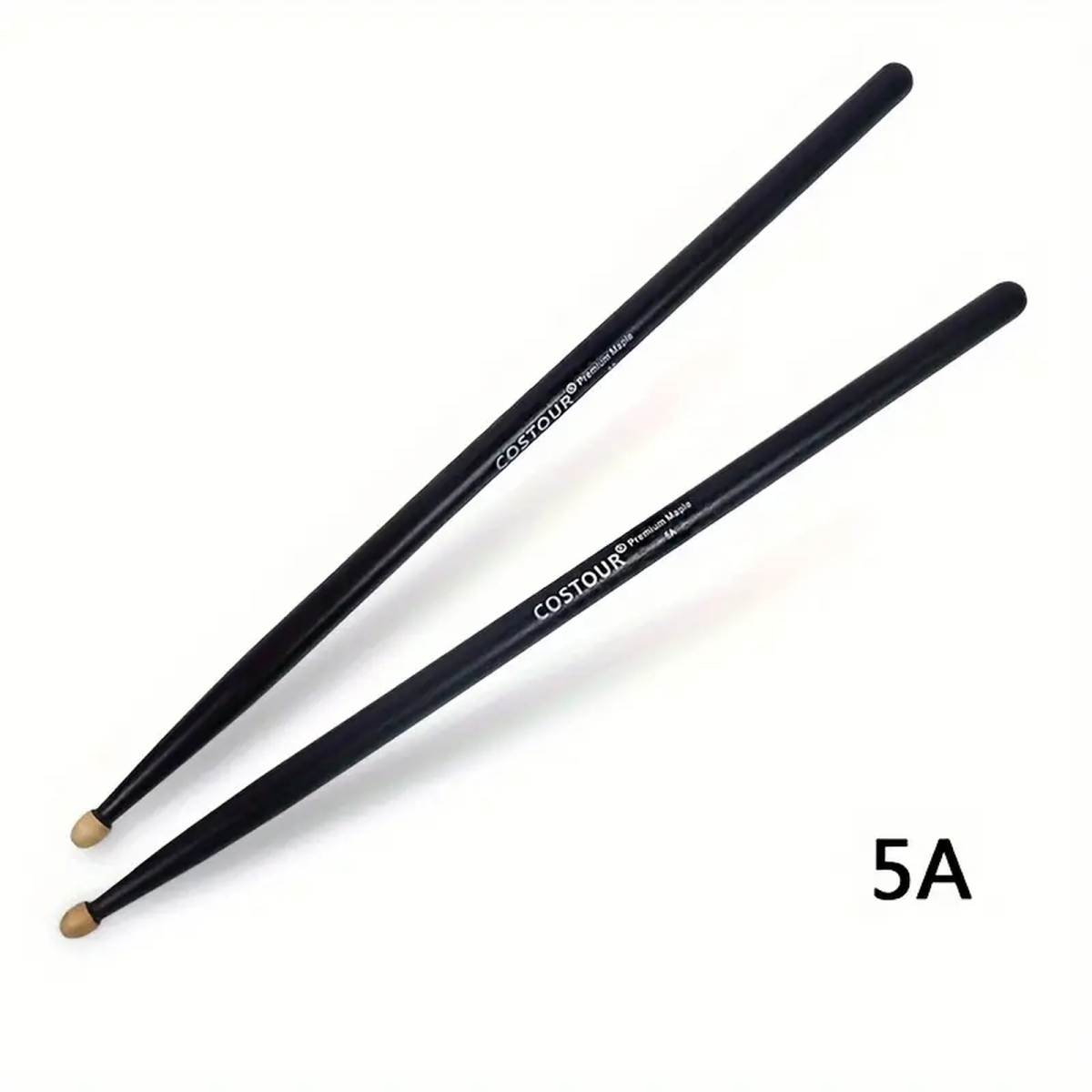 ROCK-HUS Drum-Sticks COSTOUR Schwarz 5A