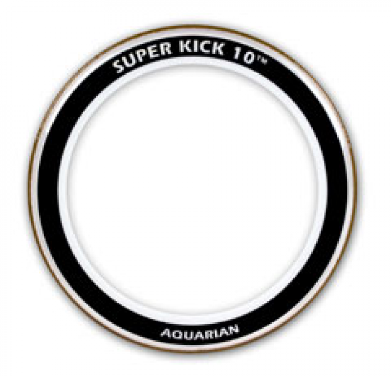 AQUARIAN Bass Drum Fell, Super Kick Ten, clear, 18"