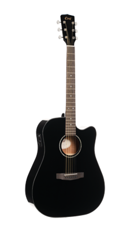 CORT Westerngitarre, EARTH 60CE, Black, Preamp