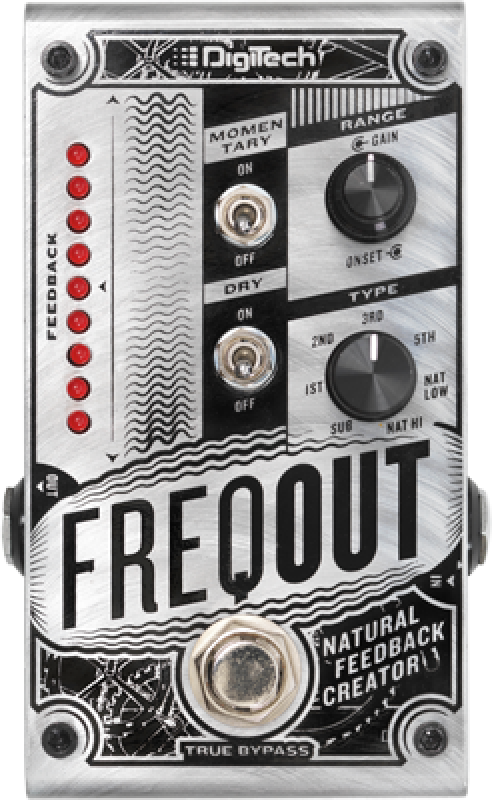 DIGITECH Effektpedal, FreqOut, Natural Feedback Creator