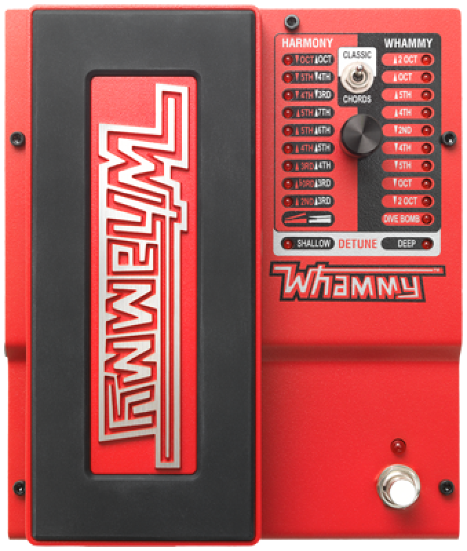 DIGITECH Effektpedal, Whammy 5, 2 Mode Pitchshift, True BP, MIDI