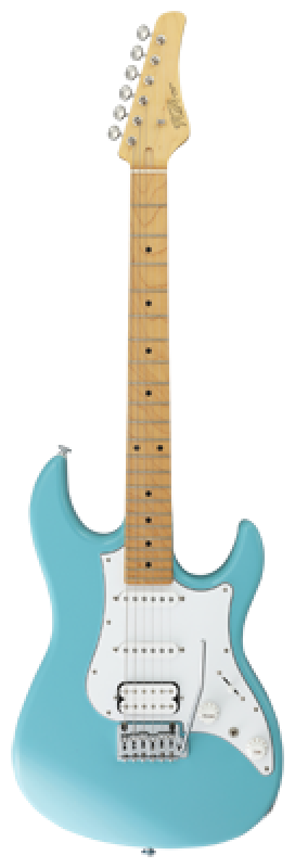 FGN E-Gitarre, J-Standard Odyssey Traditional, Mint Blue, Tasche