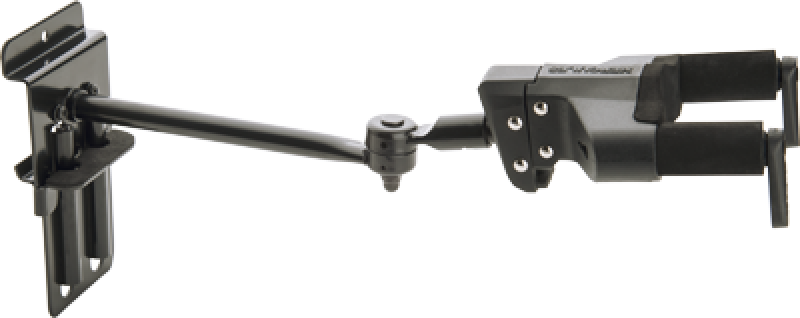 HERCULES Gitarrenwandhalter, AGS Plus, lang, Federhaken, für Slatwall