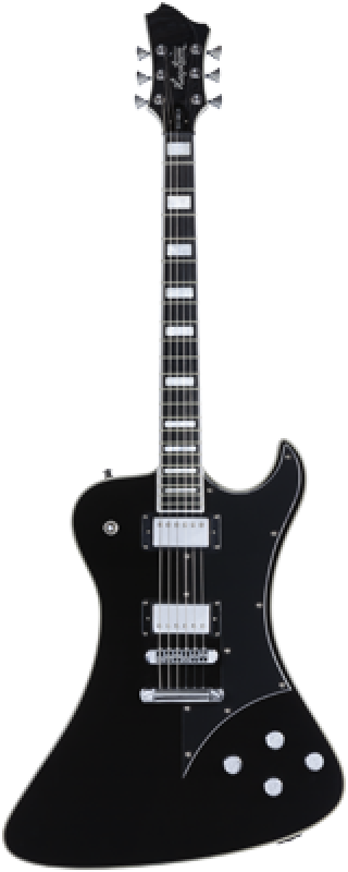 HAGSTROM E-Gitarre, Fantomen Custom, Black Gloss