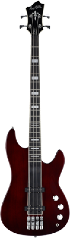 HAGSTROM Bassgitarre, Super Swede, Natural Mahogany