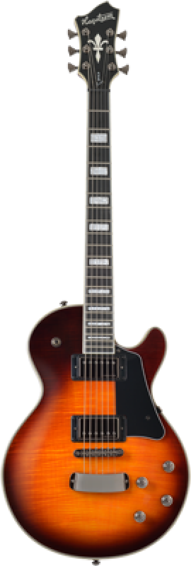 HAGSTROM E-Gitarre, Super Swede LTD, Tiger Burst