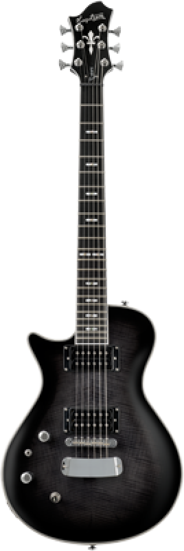 HAGSTROM E-Gitarre, Ultra Swede, Cosmic Blackburst, Linkshänder