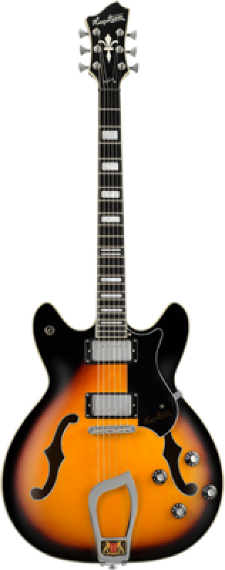 HAGSTROM E-Gitarre, Viking, Tobacco Burst