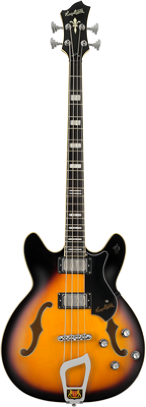 HAGSTROM Bassgitarre, Viking, Tobacco Sunburst