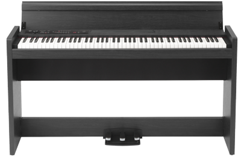KORG Digitalpiano, LP380, 30 Sounds, 2x22 Watt, USB, Rosewood Black