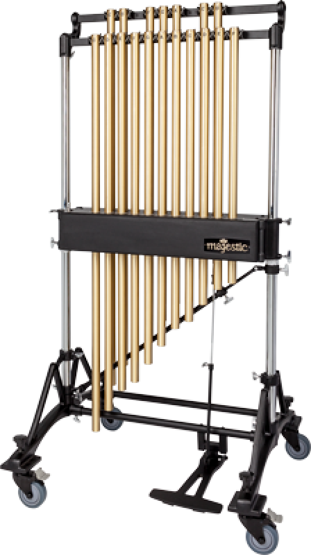 MAJESTIC Röhrenglocken, Deluxe Series, 18 Röhren, 1.5 Oktaven C5-F6, l