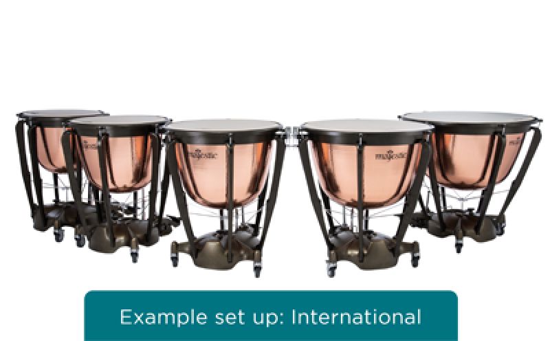 MAJESTIC Pauke, Symphonic Grand Series, 32", Kupfer, gehämmert, tiefge