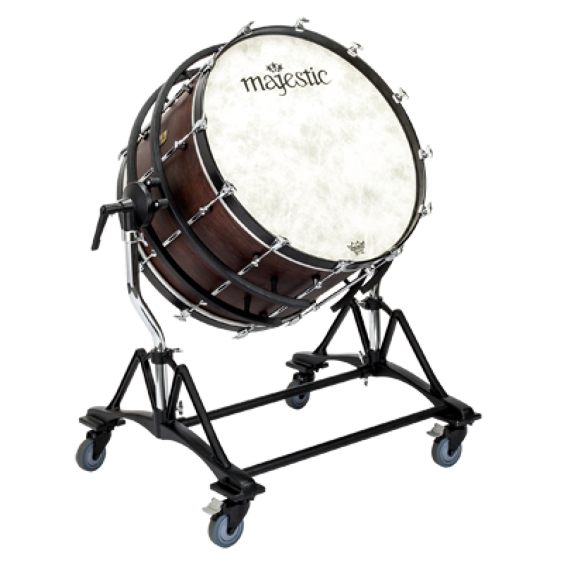 MAJESTIC Große Konzerttrommel, Prophonic Series, 28" x 18", Ständer, Z