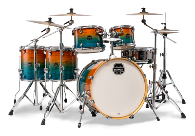 MAPEX Shellset, Armory, Stage+, mit Rosette, Ocean Sunset #JG