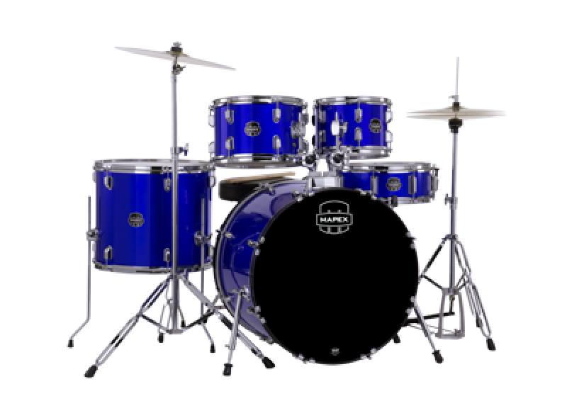 MAPEX Komplettset, Comet, Stage, Indigo Blue #IB, inkl. Becken