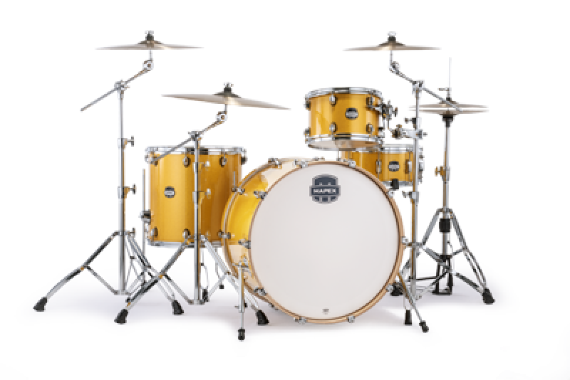 MAPEX Shellset, Mars Birch, Rock, Sunflower Sparkle #YD