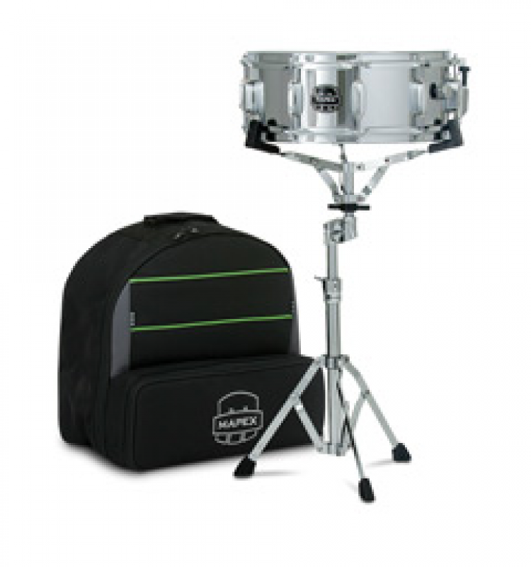 MAPEX Education Pack, 14x5,5 Snare, Ständer, Practice Pad, Sticks, Tro