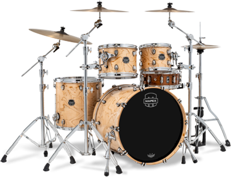 MAPEX Shellset, Saturn VI, Stage, Exotic Natural Burl #XN