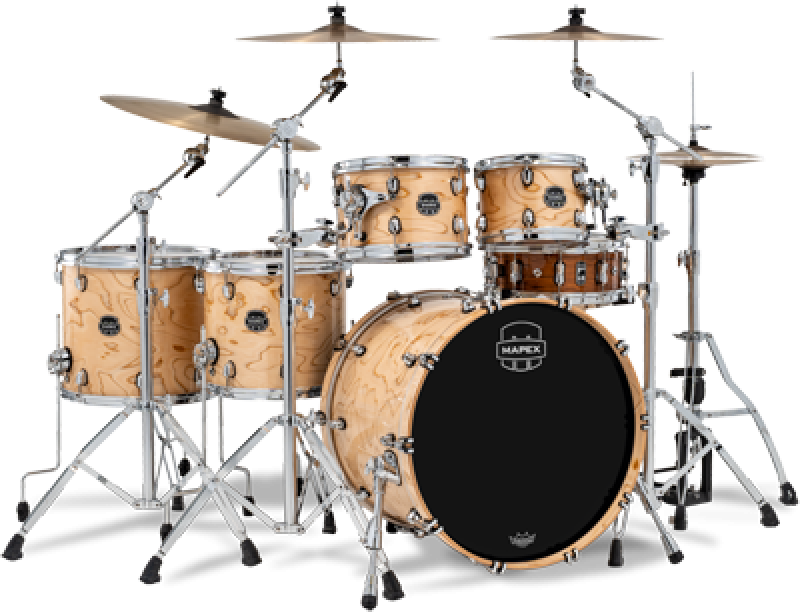 MAPEX Shellset, Saturn VI, Stage+, Exotic Natural Burl #XN