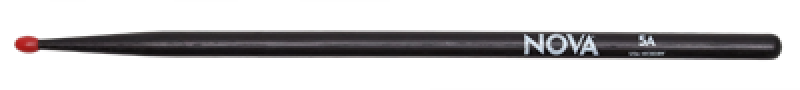 VIC FIRTH Drum Sticks, NOVA, 5ANB, Nylontip, schwarz
