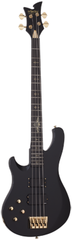 SCHECTER Bassgitarre, Signature Johnny Christ, Satin Black, Linkshände