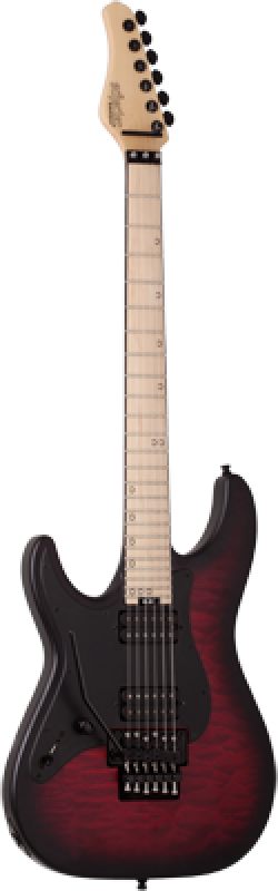 SCHECTER E-Gitarre, Miles Dimitri Baker, Crimson Red Burst Satin, Link