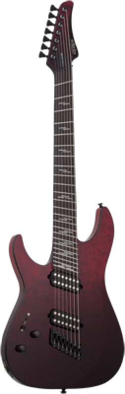SCHECTER E-Gitarre, Reaper 7 Elite, MultiScale, Blood Burst, Linkshänd