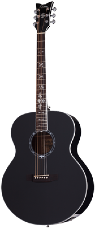 SCHECTER Westerngitarre, Synyster Gates 'SYN J' Acoustic, Gloss Black