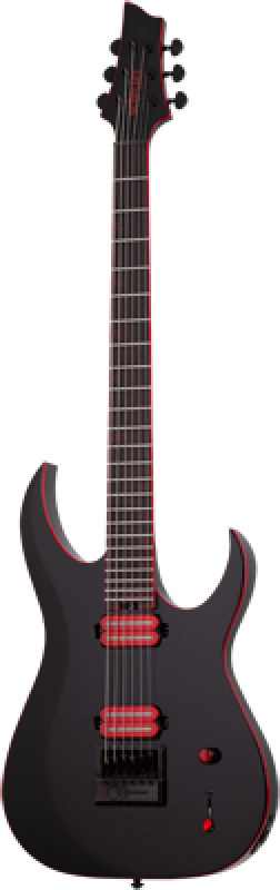 SCHECTER E-Gitarre, Sunset-6 Evertune EX, Red Dawn