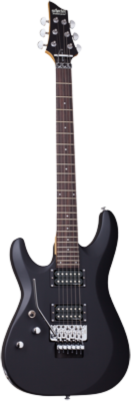 SCHECTER E-Gitarre, C-6 Deluxe FR, Satin Black, Linkshänder