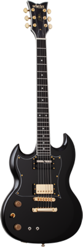 SCHECTER E-Gitarre, Signature Zacky Vengeance ZV H6LLYW66D-S, Black, L