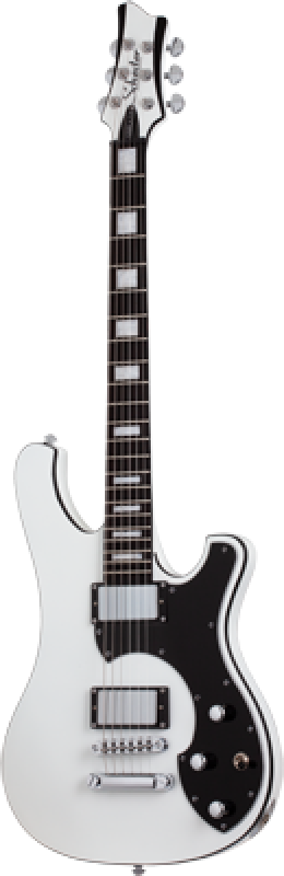 SCHECTER E-Gitarre, Stargazer-6, Gloss White
