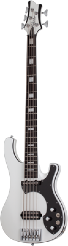 SCHECTER Bassgitarre, Stargazer-5, Gloss White
