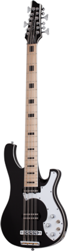 SCHECTER Bassgitarre, Stargazer-12 Bass, Gloss Black