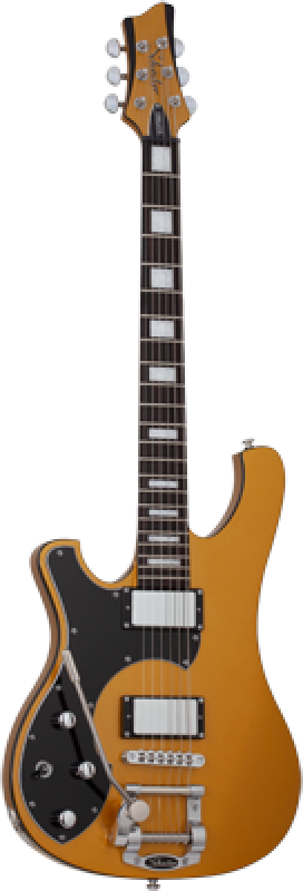 SCHECTER E-Gitarre, Stargazer-6 Vibrato, Metallic Gold, Linkshänder