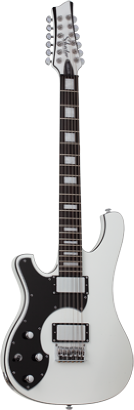 SCHECTER E-Gitarre, Stargazer-12, Gloss White, Linkshänder